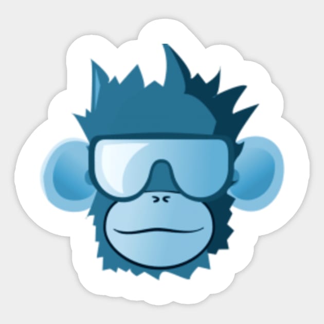 Water Monkey Sticker by Clayton